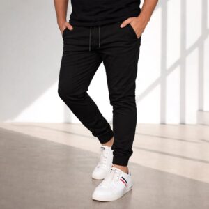 4 Pocket Joggers Pant- Black