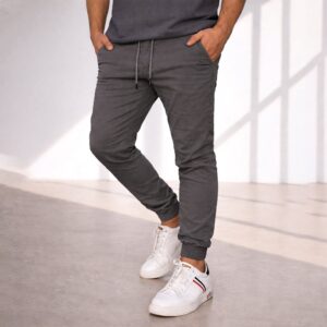 4 Pocket Joggers Pant- Dark Ash